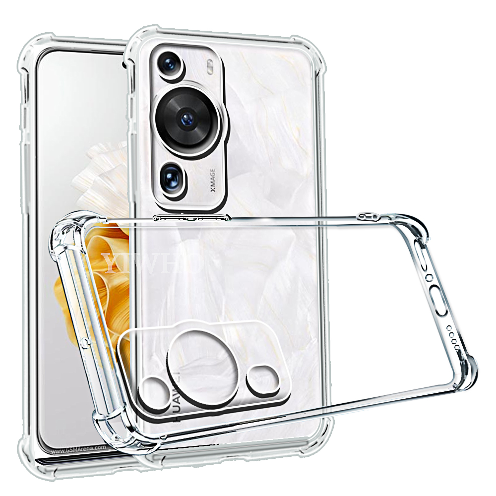 Huawei Mate 60 - กันกระแทกเคสโทรศัพท์โปร่งใสสําหรับ Huawei P60 Pro ซิลิโคนนุ่ม TPU