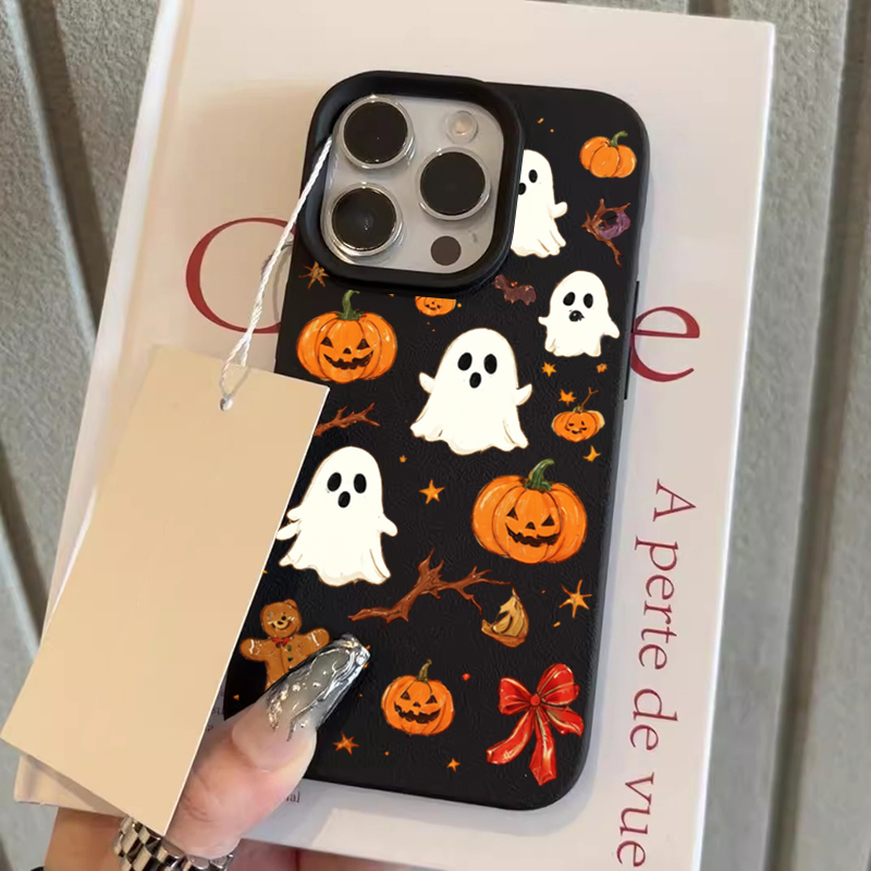 Samsung Galaxy A55 - เคสโทรศัพท์ลายผีฟักทองฮาโลวีนน่ารัก สำหรับ Samsung Galaxy S25 FE