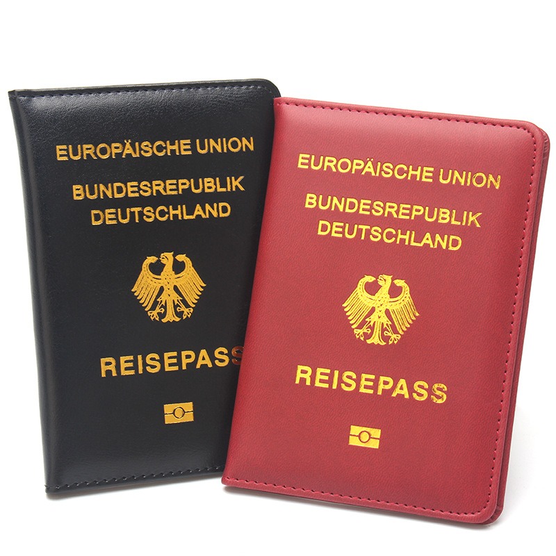 Leather Passport Cover - เยอรมนีหนังสือเดินทางผู้หญิงสีชมพูเยอรมันผู้ถือหนังสือเดินทางสําหรับหนังสือเดินทางกระเป๋าสตางค์ Reisepass Deutschland Protector