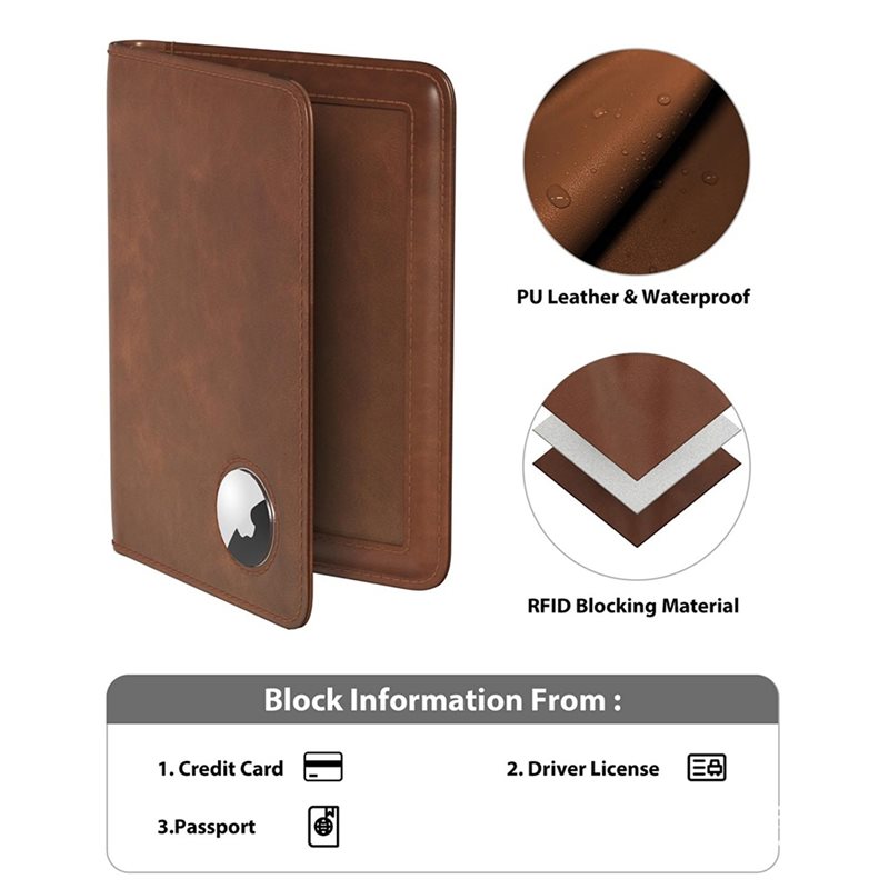 ABRT-ที่ใส่พาสปอร์ตพร้อมระบบป้ - Leather Passport Cover บทวิจารณ์และราคา