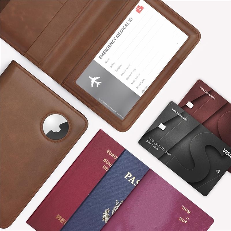 ABRT-ที่ใส่พาสปอร์ตพร้อมระบบป้ - Leather Passport Cover บทวิจารณ์และราคา