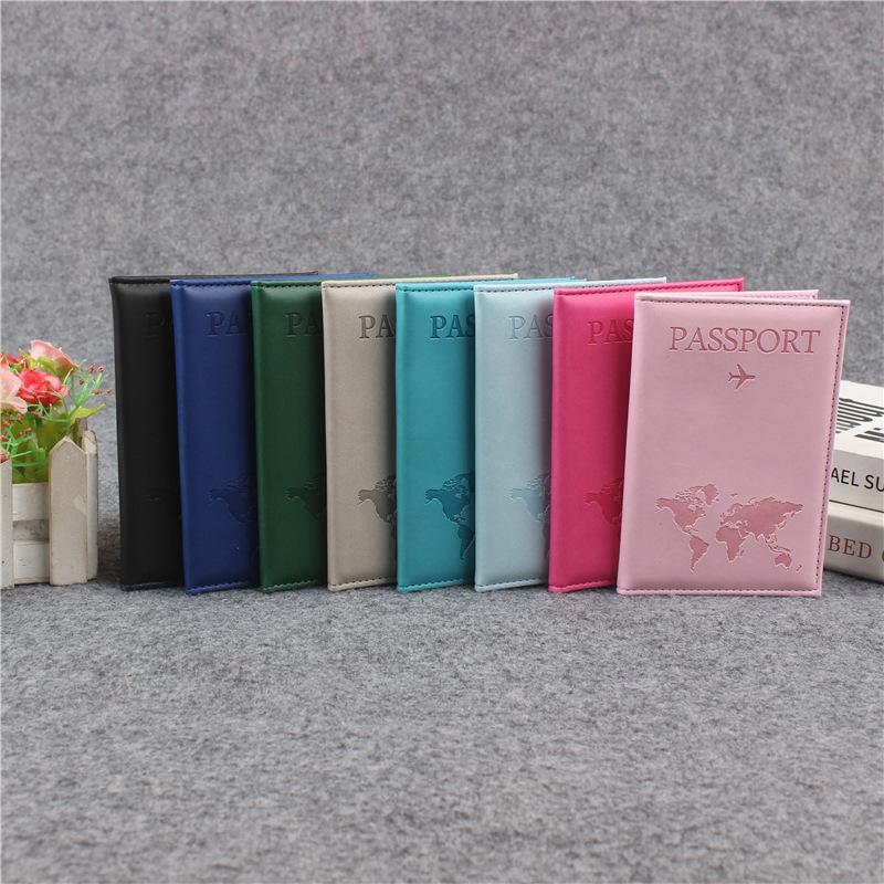 ซองใส่พาสปอร์ตหนัง PU ป้องกันร - Leather Passport Cover บทวิจารณ์และราคา