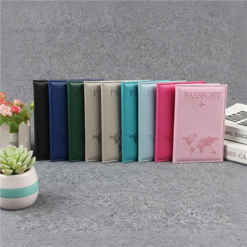 ซองใส่พาสปอร์ตหนัง PU ป้องกันร - Leather Passport Cover บทวิจารณ์และราคา