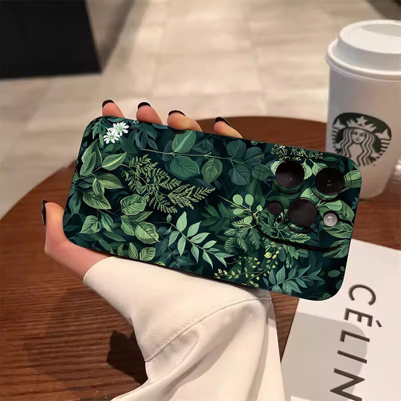 เคสโทรศัพท์ลายใบปาล์มและดอกไม้ - Samsung Galaxy A55 บทวิจารณ์และราคา