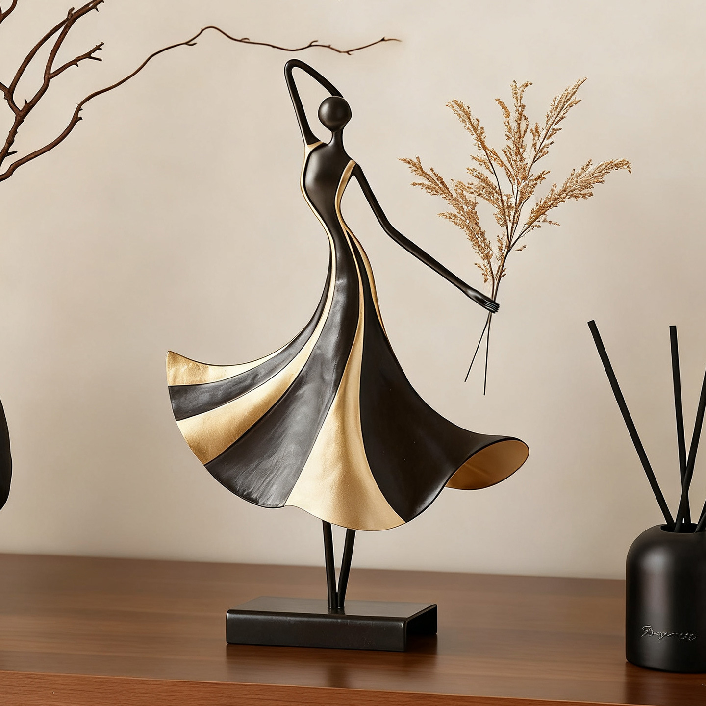 รูปปั้นศิลปะนามธรรมสาวนักบัลเล - Quiet Luxury Lifestyle บทวิจารณ์และราคา
