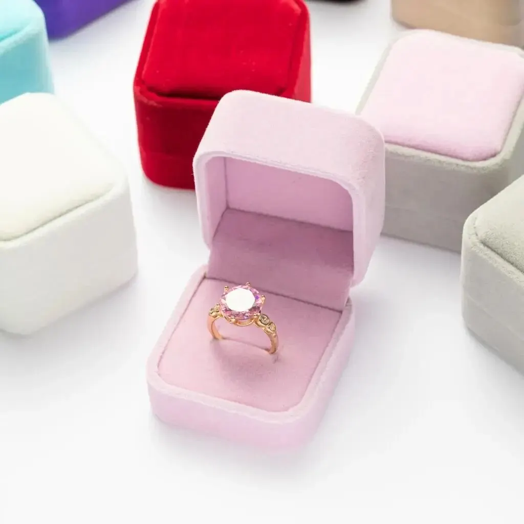 บรรจุภัณฑ์เครื่องประดับสร้อยคอ - Velvet Jewelry Box บทวิจารณ์และราคา