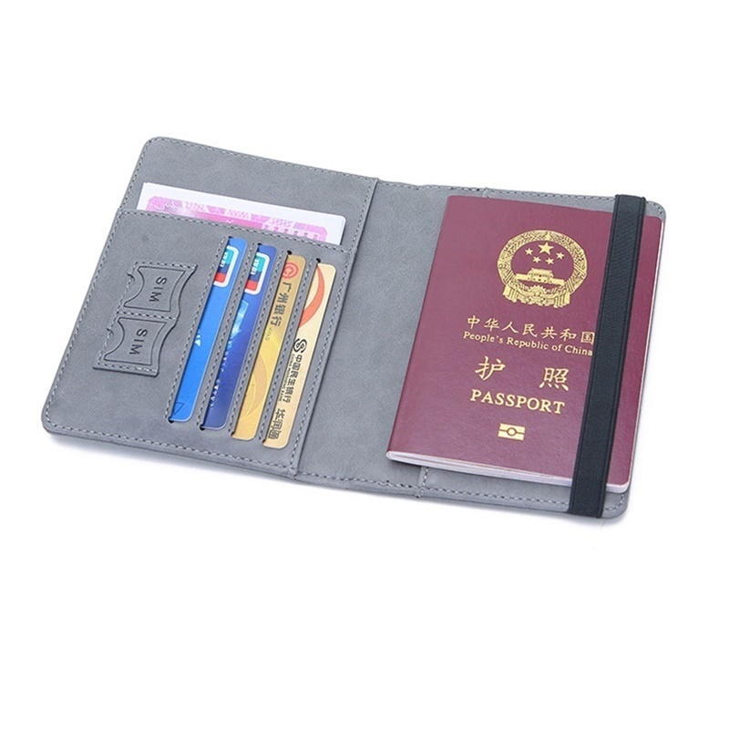 ซองจัดระเบียบเอกสารแบบกระเป๋าส - Leather Passport Cover บทวิจารณ์และราคา
