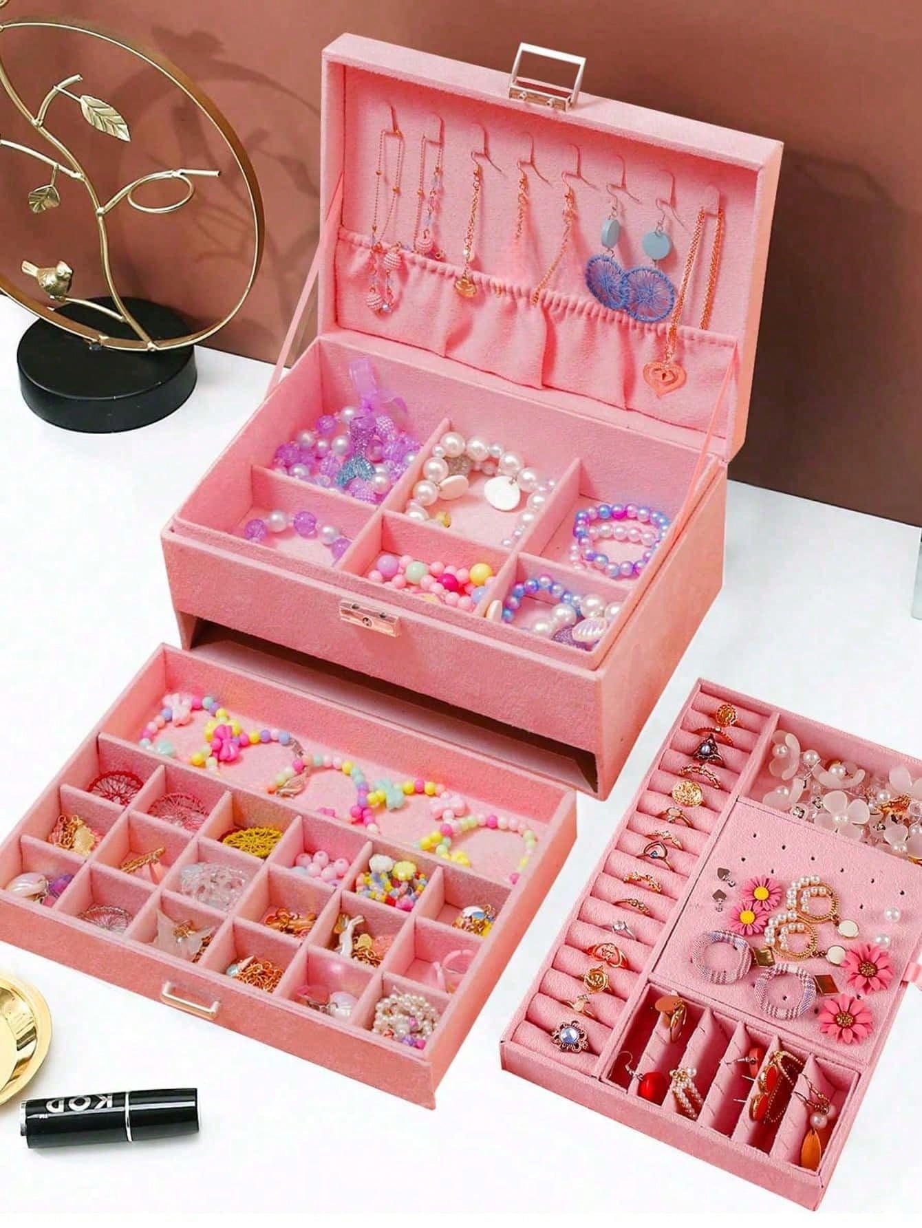 กล่องใส่เครื่องประดับกำมะหยี่  - Velvet Jewelry Box บทวิจารณ์และราคา
