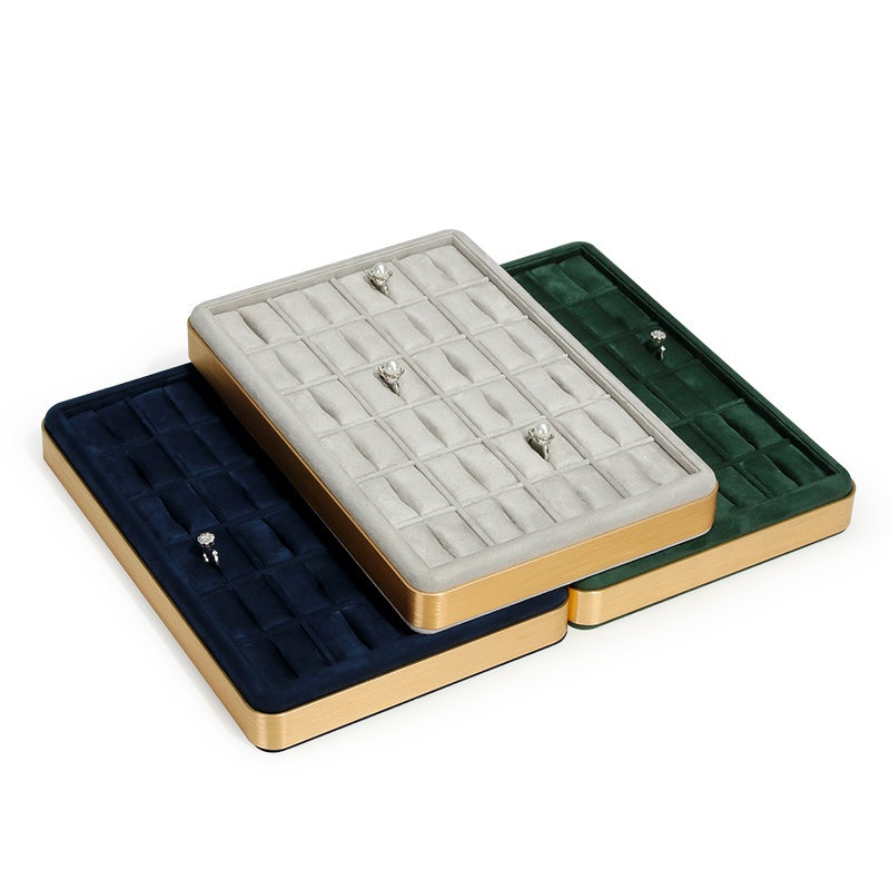 ถาดจัดเก็บเครื่องประดับแบบมีโค - Velvet Jewelry Box บทวิจารณ์และราคา