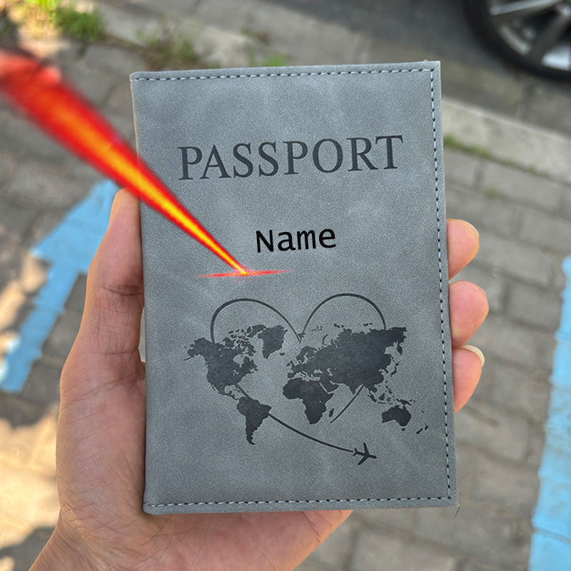 ส่วนบุคคลชื่อผู้ถือหนังสือเดิน - Leather Passport Cover บทวิจารณ์และราคา