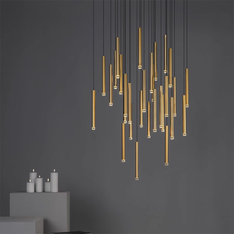 โคมไฟระย้า LED สำหรับบันไดห้อง - Quiet Luxury Lifestyle บทวิจารณ์และราคา