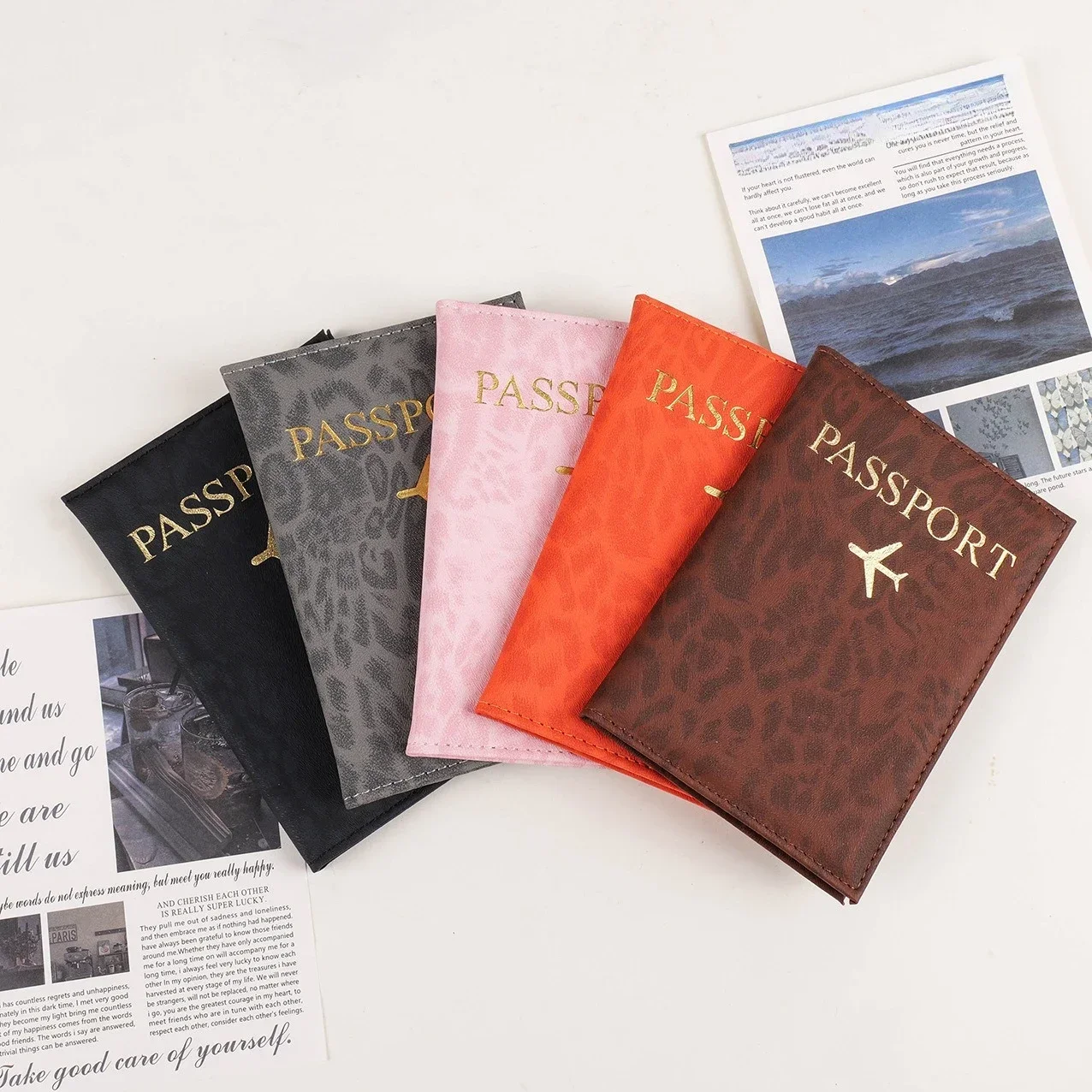 ซองใส่พาสปอร์ตลายเสือดาวสำหรับ - Leather Passport Cover บทวิจารณ์และราคา