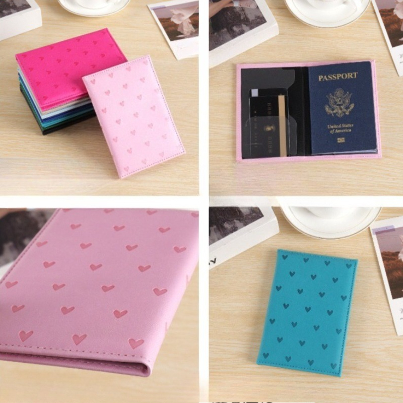 ปกหนังสือเดินทางลายหัวใจน่ารัก - Leather Passport Cover บทวิจารณ์และราคา