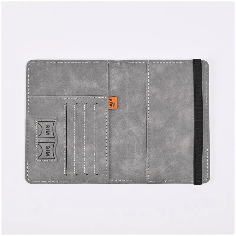 ผู้ชาย PU หนังกระเป๋าสตางค์หนั - Leather Passport Cover บทวิจารณ์และราคา