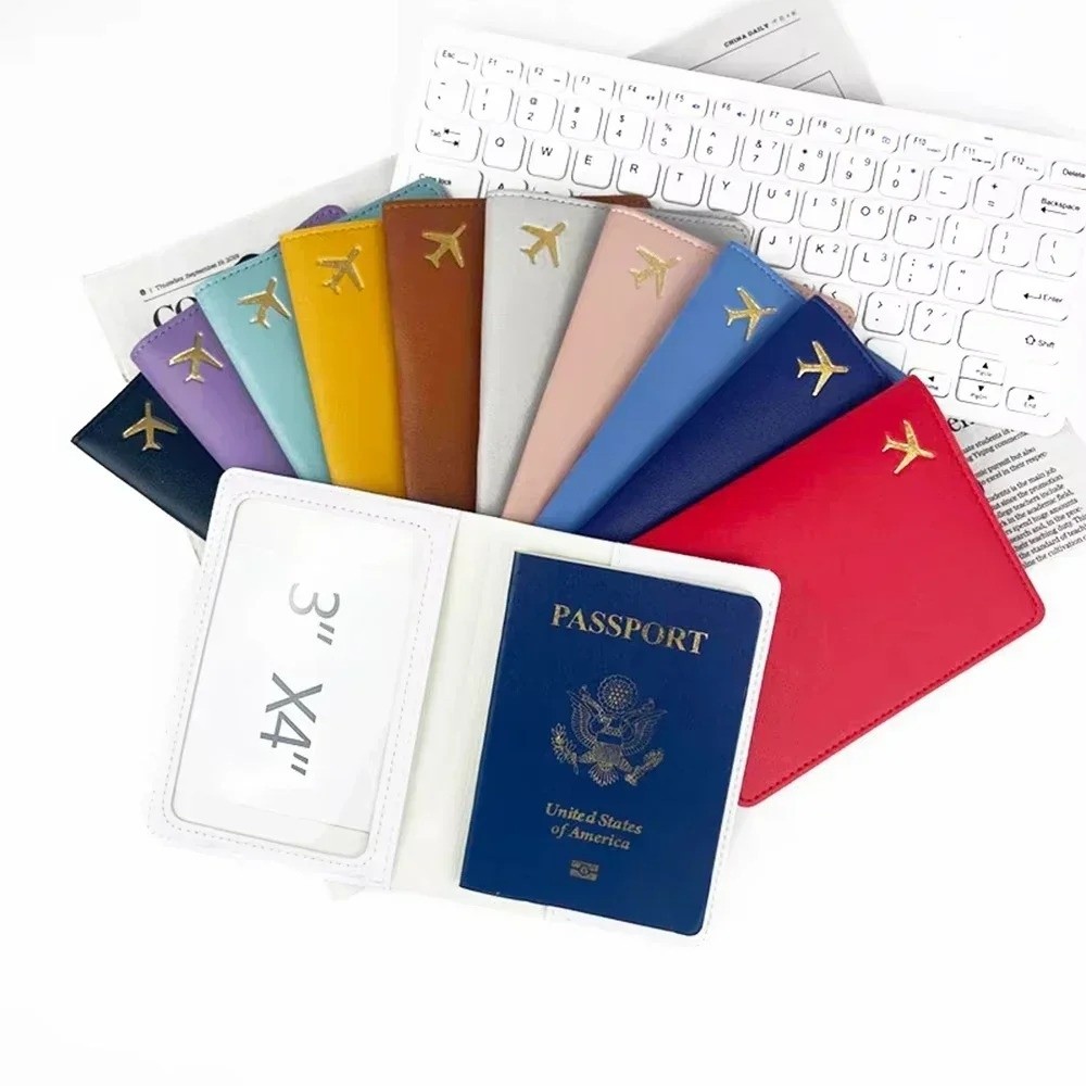 ซองใส่หนังสือเดินทางหนัง PU กั - Leather Passport Cover บทวิจารณ์และราคา
