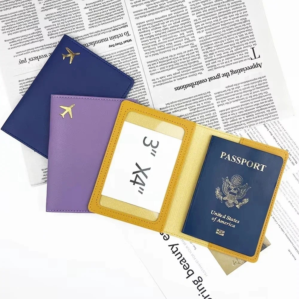 ซองใส่หนังสือเดินทางหนัง PU กั - Leather Passport Cover บทวิจารณ์และราคา
